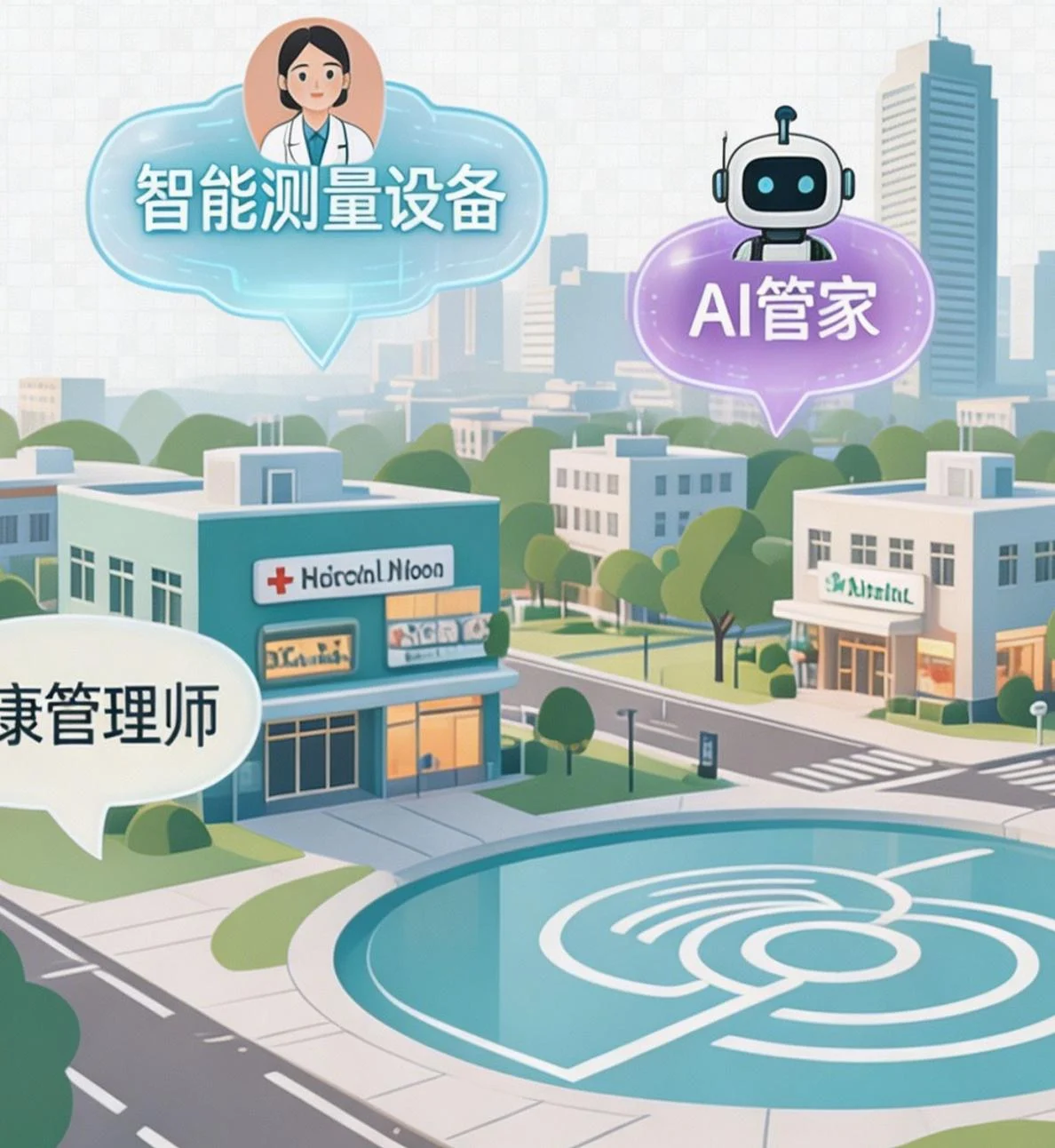 15 分钟健康服务圈